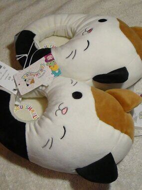 Jazwares Squishmallows Youth Slide Slippers Calico Kittens XL 4/5